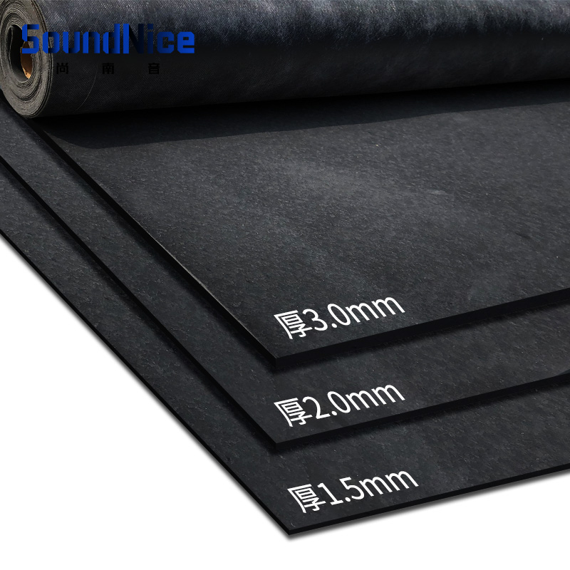 Damping sound insulation felt