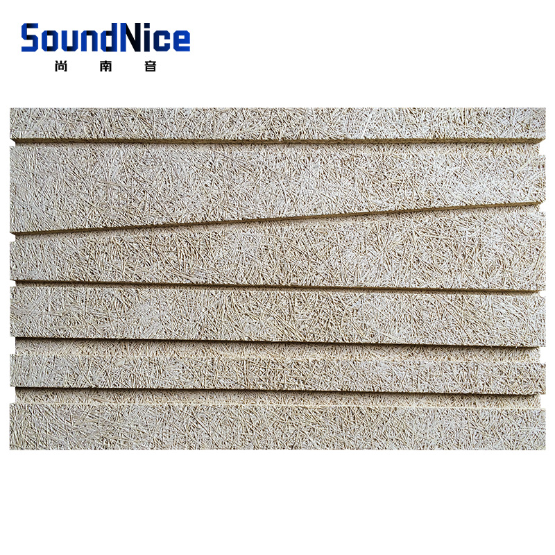 Wood wool acoustic panel