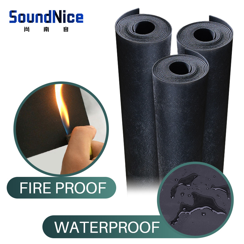 Damping sound insulation felt