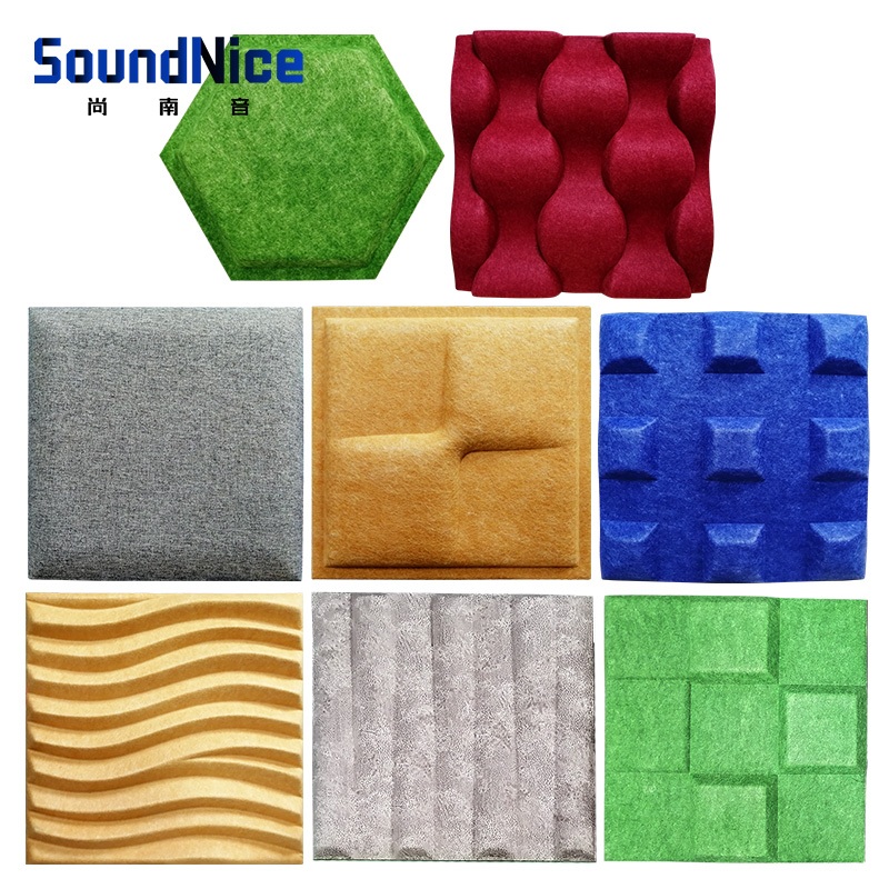 3D PET acoustic panel