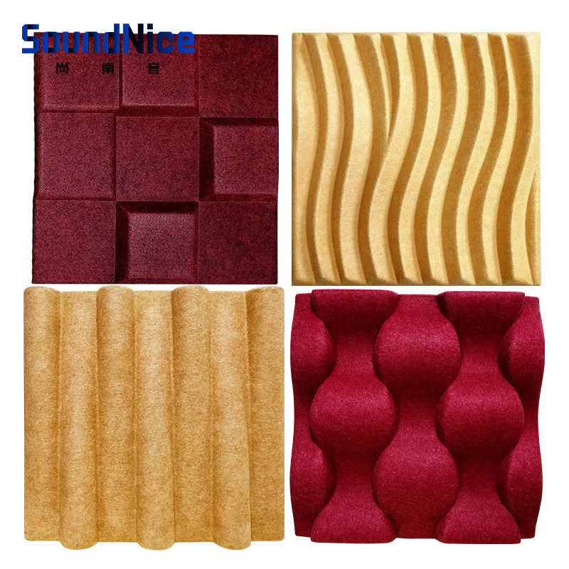 3D PET acoustic panel