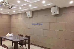 Install PET  acoustic panels  Home Theater
