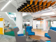 Ceiling polyester acoustic panels