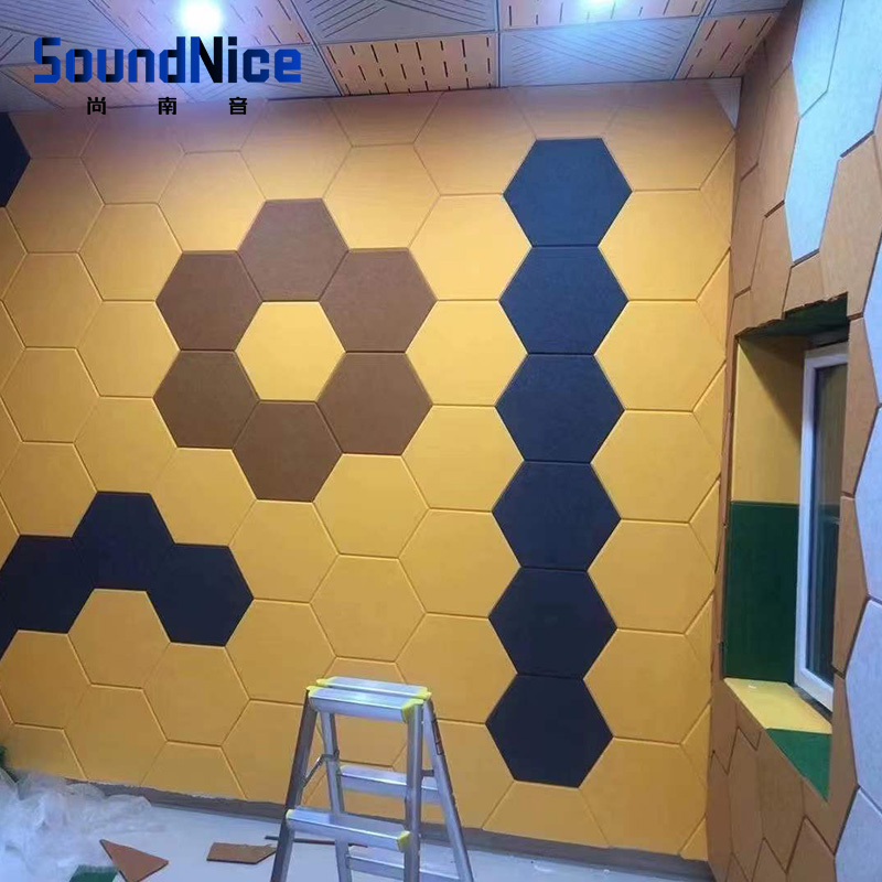 Hexagon Polyester Acoustic Panel 