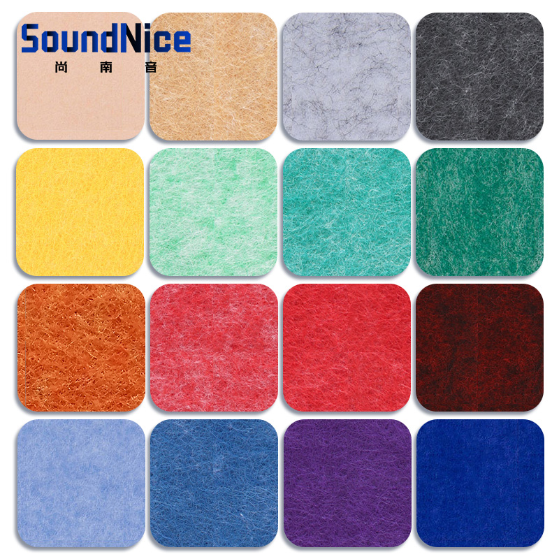 V Grooved Carving Polyester Acoustic Panel